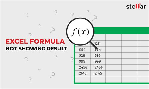 excel formula as text not results.